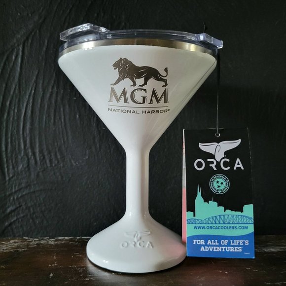 MGM Grand ORCA Chasertini Insulated Martini Style Sipping Cup with Lid - Picture 1 of 7
